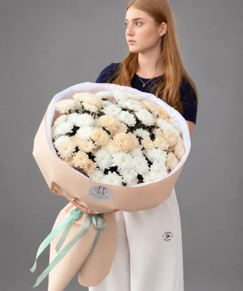 Букет из хризантем